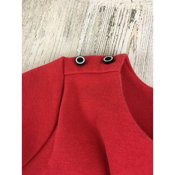 Gymboree Olivia Pig Red Dress Black Bow Short Sleeve Halloween Costume Girls 6 - Picture 8 of 13